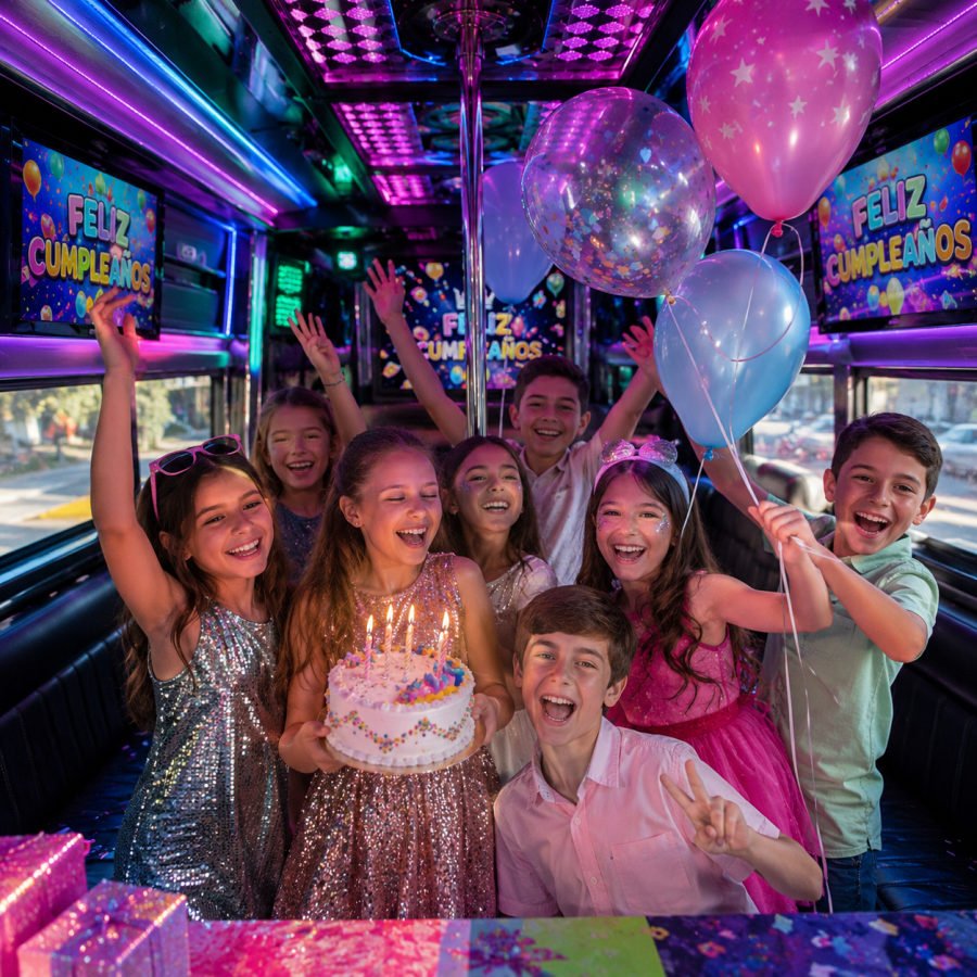 Cumpleaños de niños y jóvenes en DiscoBus Santiago