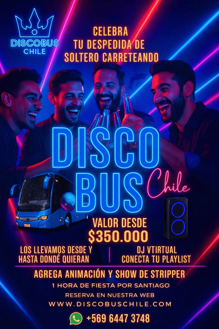 despedida de soltero en discobus santiago
