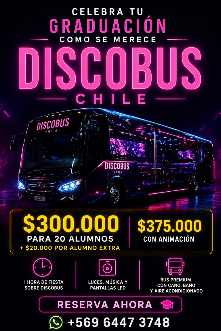 fiestas de graduacion discobus